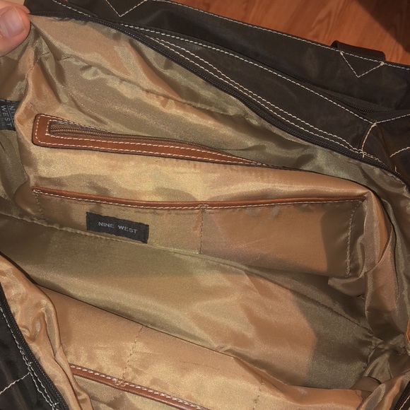 Nine West Nylon & Leather Overnight Bag - Picture 5 of 9